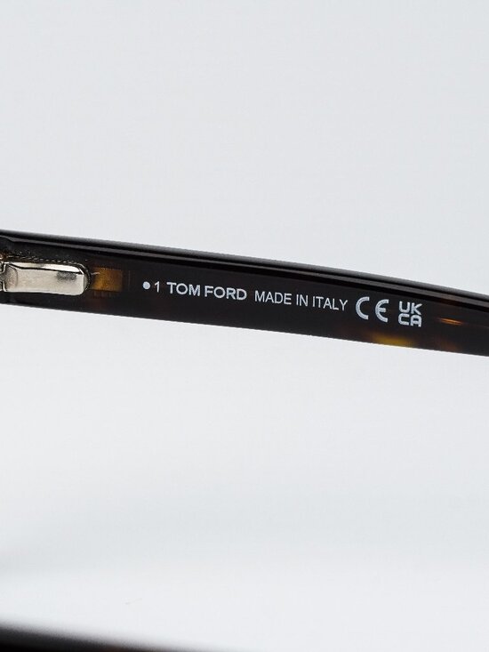 Tom Ford Women Eyeglasses Havana Square FT5820-B 052 NEW AUTHENTIC main image 6